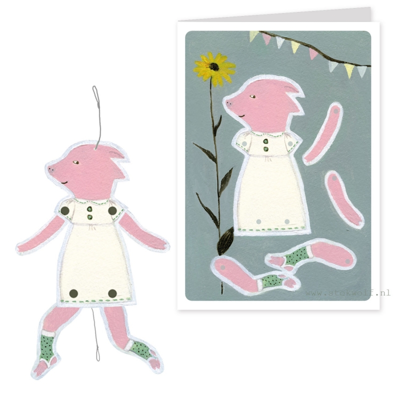 Paper doll 'Pig'