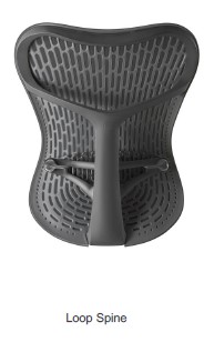 Mirra2 - rugpaneel Butterfly Graphite