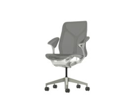 HermanMiller Cosm met midden rug in wit / leaf armen * magazijnopruiming *