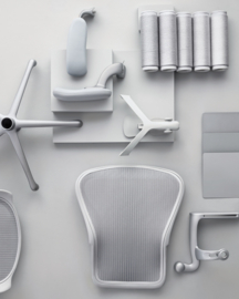 Aeron Remastered - vinyl armpads Mineral