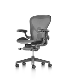 Aeron Remastered Graphite maat A - ex demo