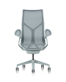 HermanMiller Cosm met hoge rug in Glacier  * magazijnopruiming *