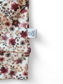 Legging met boord Purple Blossom