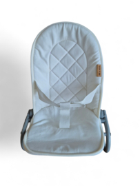 Wipstoel met bekleding Off White