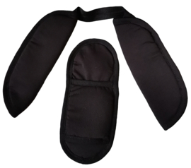 Mura pads Donkergrijs (Softshell)