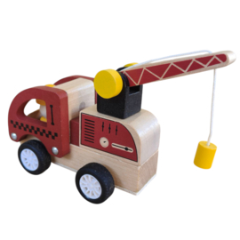 Houten takelwagen