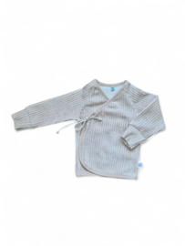 Overslag shirtje Velvet rib Neutral  44-62
