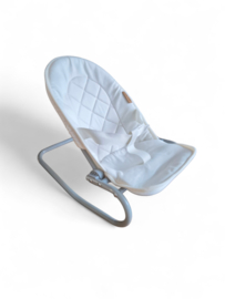 Wipstoel met bekleding Off White
