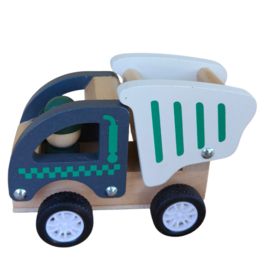 Houten kiepwagen