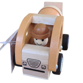 Houten cementwagen