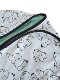 Omslagdoek newborn Elephant