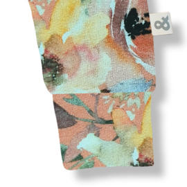 Broekje Big Flowers salmon