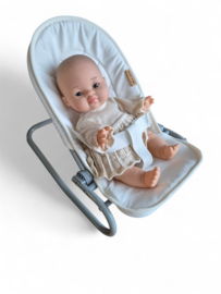 Wipstoel met bekleding Off White