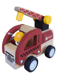 Houten takelwagen