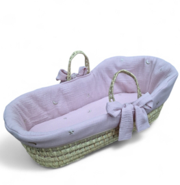 Mozesmand bekleding Soft Pink  (60 cm)