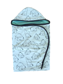Omslagdoek newborn Elephant