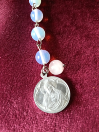 Vintage reisamulet: Heilige Theresia van Lisieux