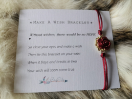 Without a Wish, there would be no hope | Wish bracelet