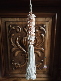 Boho Tassel Pink Shells