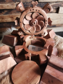 Houten Magic Puzzel Box | Bloem