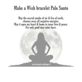 Make a Wish Palo Santo Bracelet