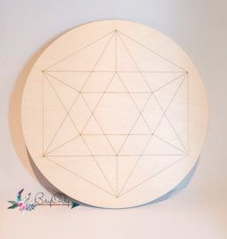 Crystal Grid | Icosahedron | 18 cm | Edelsteen Grid