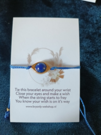 Geluksarmband met edelsteen