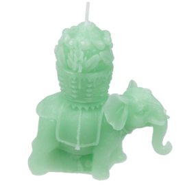 Groene Olifant gelukskaars