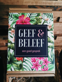 Geef en Beleef een goed gesprek!