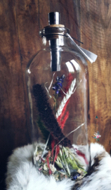 Bottled Flowers met lampjes