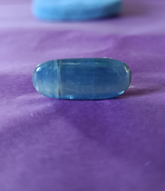 Suède Amulettasje | Medicinebag | Blauw | Kynaiet