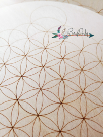 Crystal Grid | Flower of Life | 18 cm | edelsteen grid