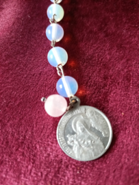 Vintage reisamulet: Heilige Theresia van Lisieux
