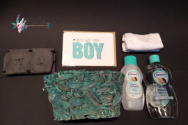 Baby Boy Kraammand met Nuenco producten