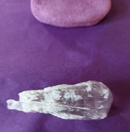 Suède Amulettasje | Medicinebag | Paars | Amethist