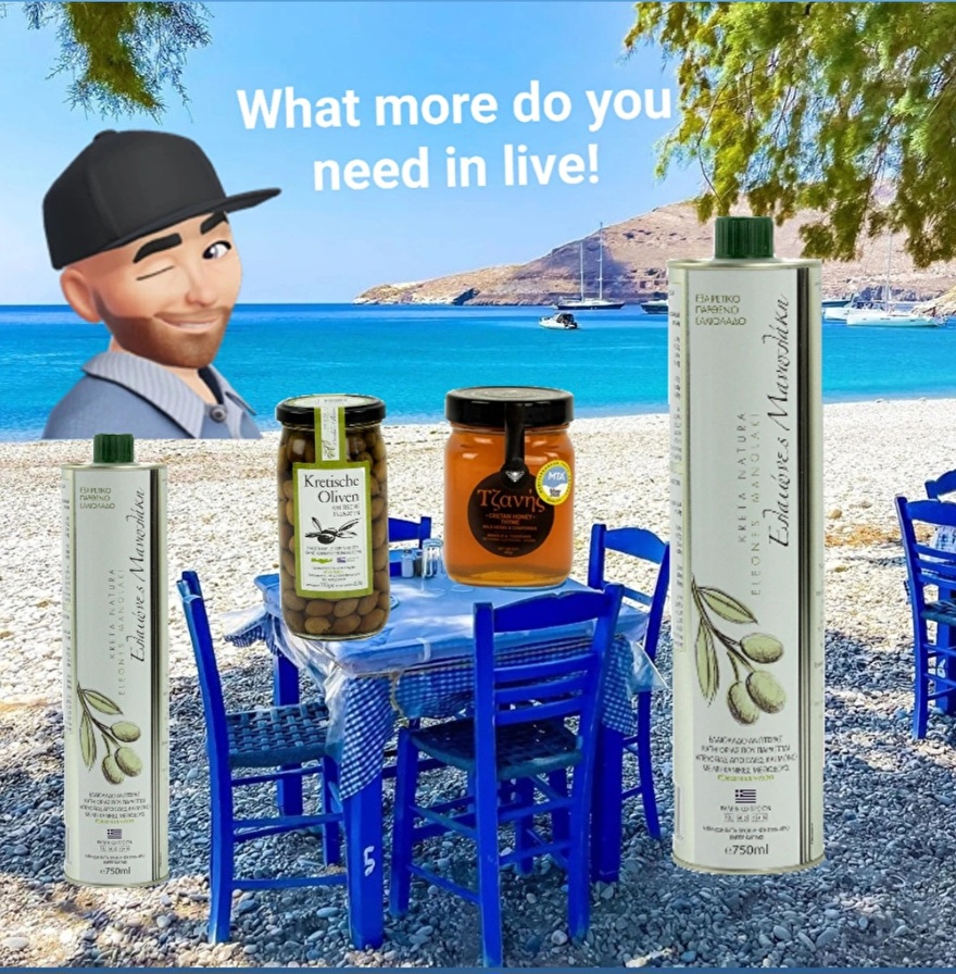 Aanbieding House of Crete olijfolie honing en olijven