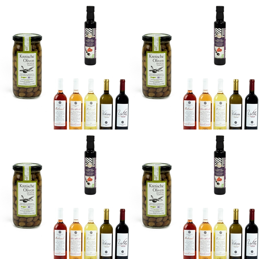 Aanbieding Balsamico Wijn en Olijven van House of Crete