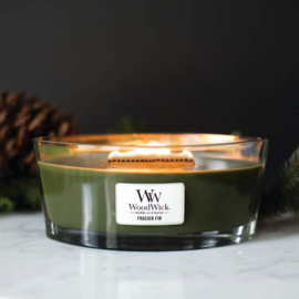 Woodwick Frasier fir (Flame Ellipse Candle)