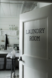 Muursticker Laundry Room 2st.