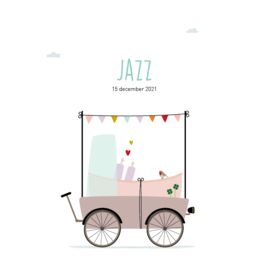 Geboortekaartje 'Bolderkar - Jazz'