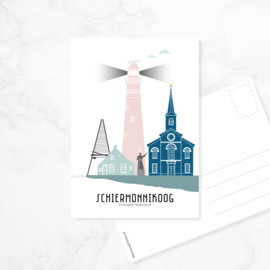 Ansichtkaart Schiermonnikoog - kleur