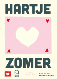 Poster Hartje Zomer (2 formaten)