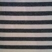 Tricot streep zand/antraciet -