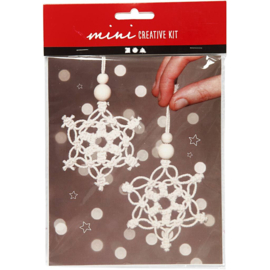 Creative mini kit macramé sneeuwvlok