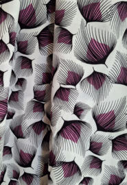 Quality Textiles viscose leaves cyclam