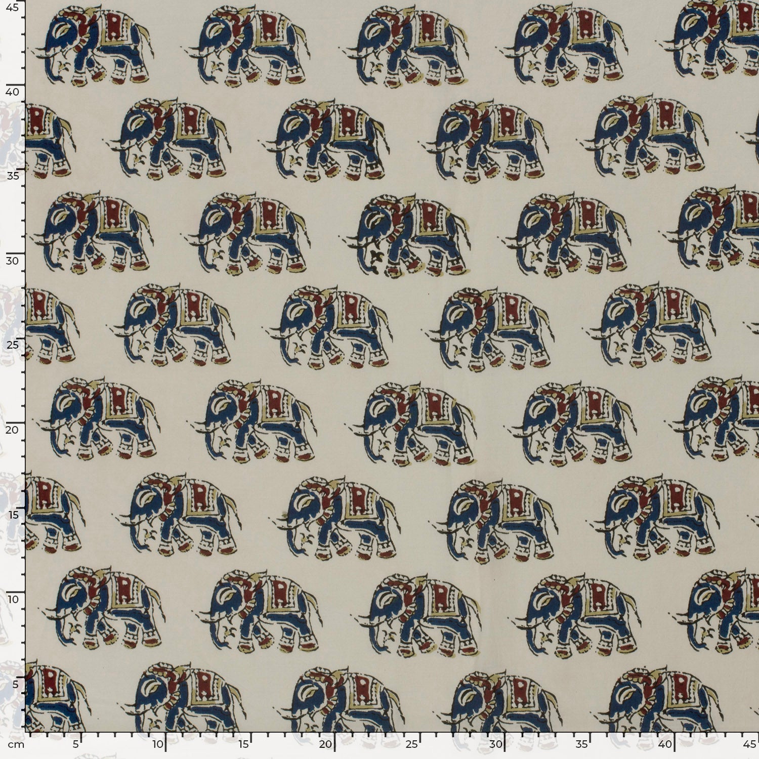 Nooteboom voile katoen olifant beige