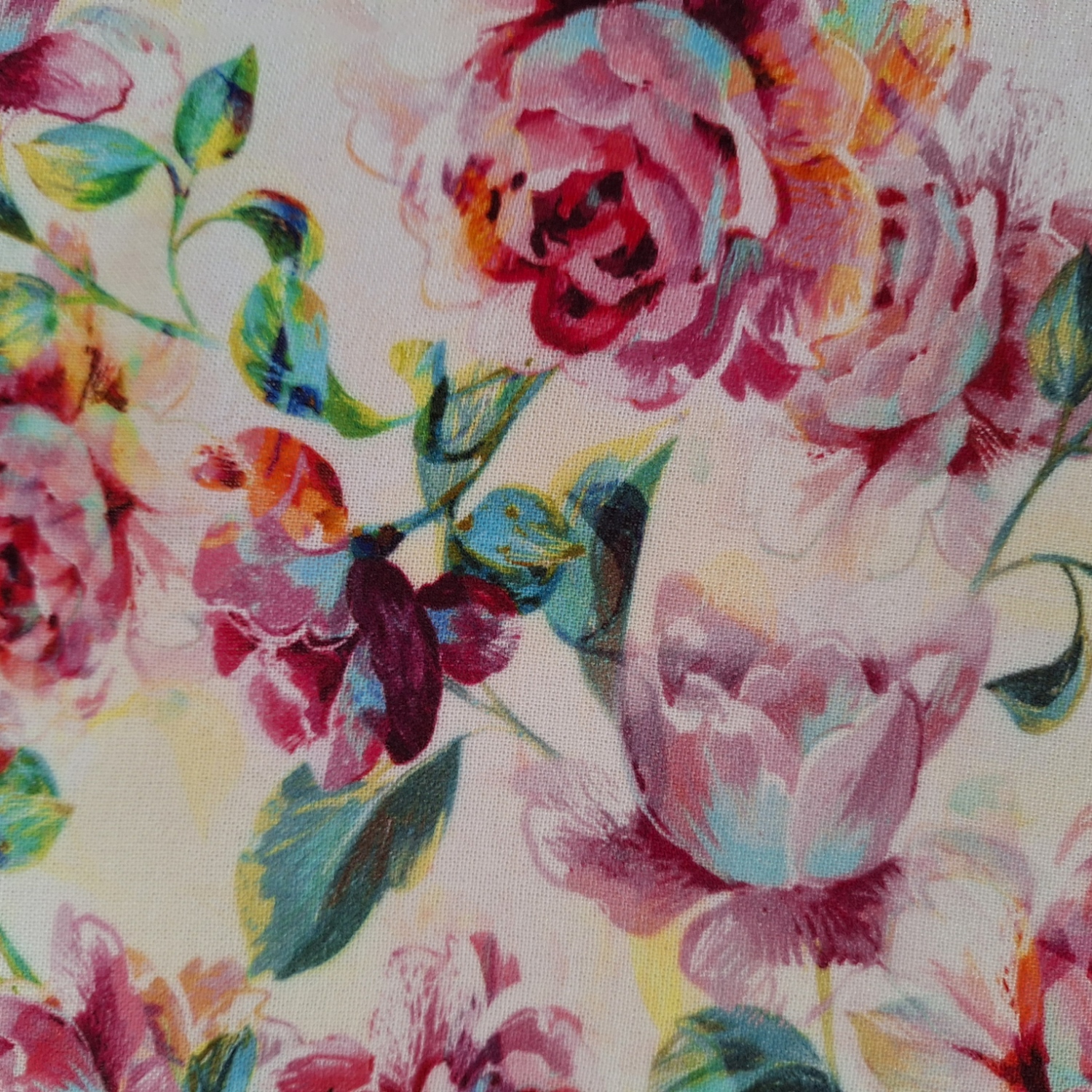 Viscose linnen roos