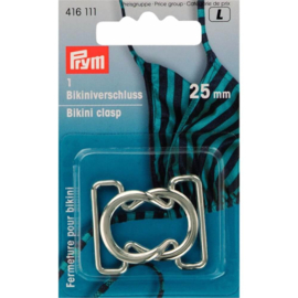 Prym bikini en ceintuursluiting 25 mm zilver