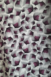 Quality Textiles viscose leaves cyclam