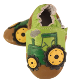 Traktor leren slofjes